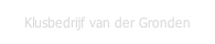 Klusbedrijf van der Gronden.