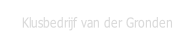 Klusbedrijf van der Gronden.