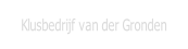 Klusbedrijf van der Gronden.
